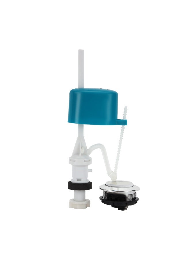 GEEPAS Low Pressure Inlet Water Flush Fitting | PP Material, 20 cm Size, Easy Adjustability, Adjustable Height and Float Setting | Water Saving Design and Top Push Button for Easy Use | GVL61191 White - Image 3